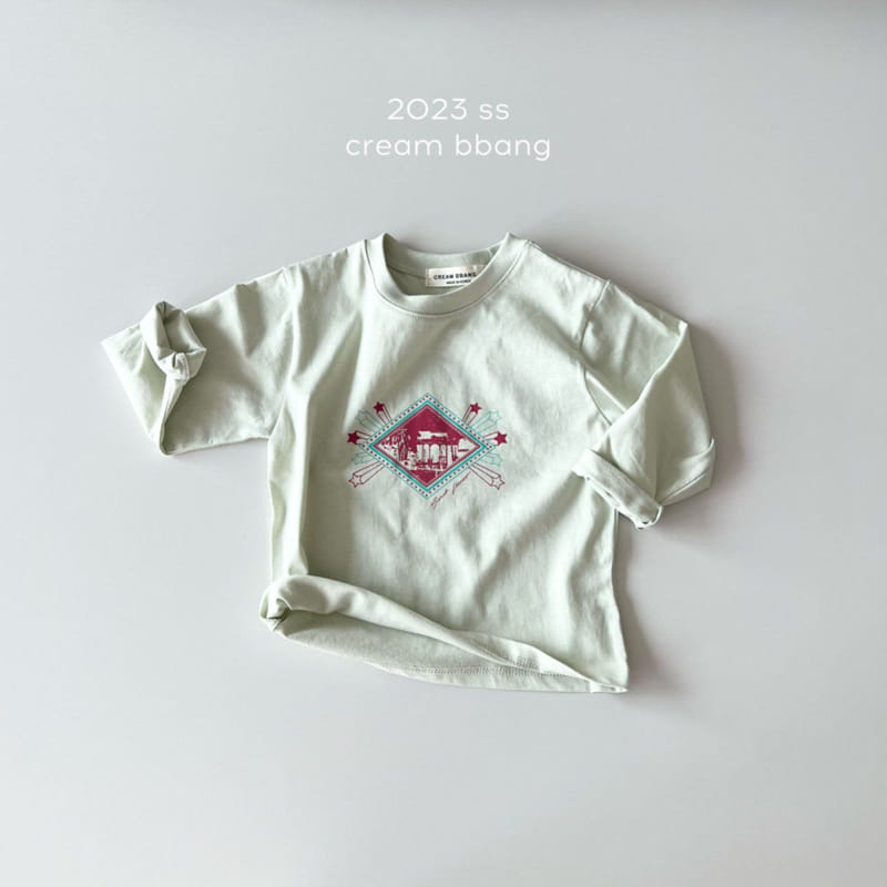 Cream Bbang - Korean Children Fashion - #fashionkids - Star Single Tee - 6