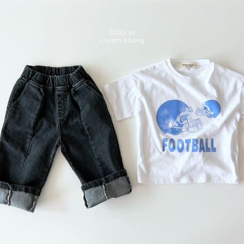 Cream Bbang - Korean Children Fashion - #fashionkids - Slit Jeans - 7