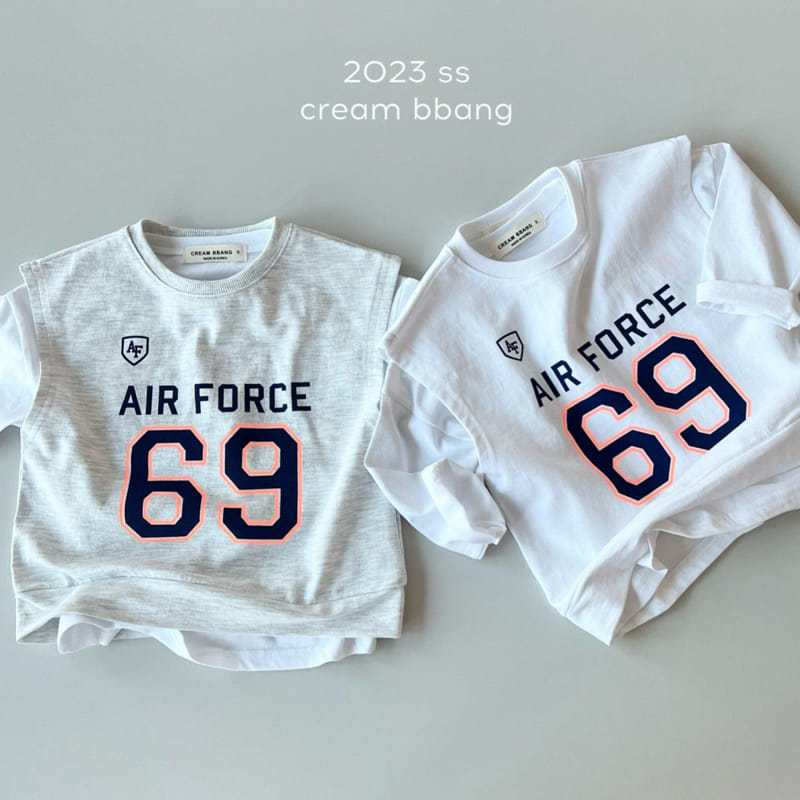 Cream Bbang - Korean Children Fashion - #kidsshorts - Air Force Vest - 9