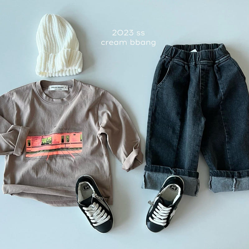 Cream Bbang - Korean Children Fashion - #littlefashionista - Metro Single Tee - 3