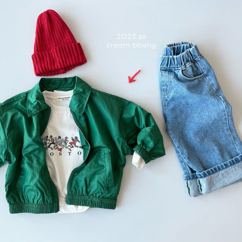 Cream Bbang - Korean Children Fashion - #littlefashionista - Vintage Jeans - 9