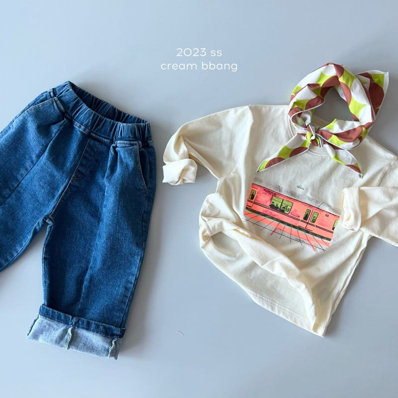 Cream Bbang - Korean Children Fashion - #littlefashionista - Metro Single Tee - 4