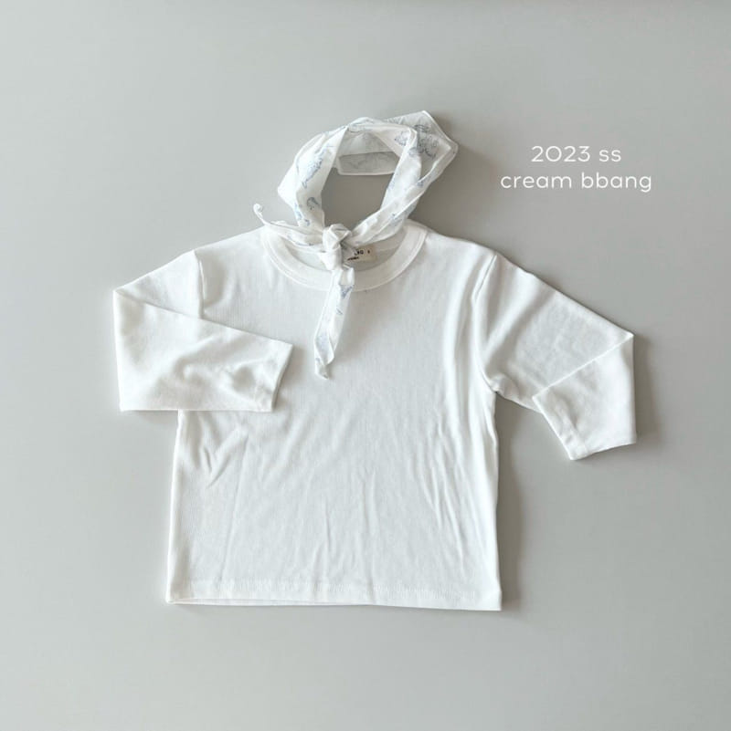 Cream Bbang - Korean Children Fashion - #magicofchildhood - Ilin Rib Piping Tee - 4