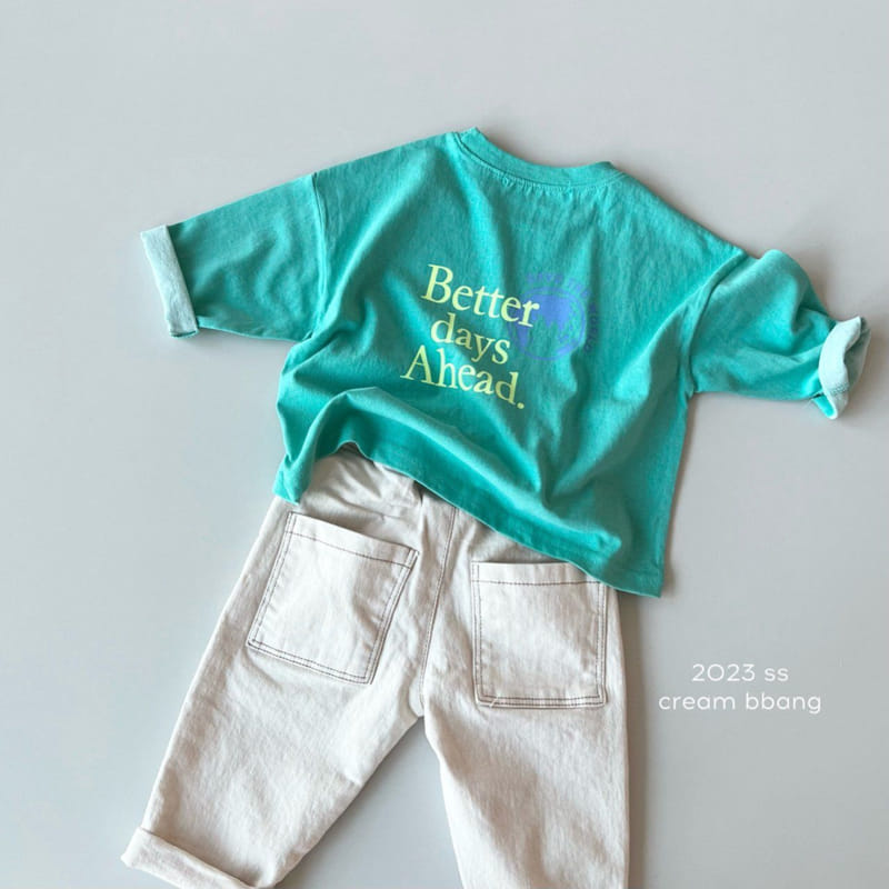 Cream Bbang - Korean Children Fashion - #minifashionista - Better Day Front Tee - 7