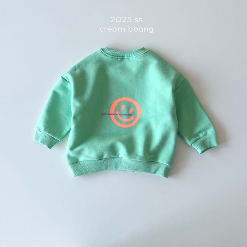 Cream Bbang - Korean Children Fashion - #magicofchildhood - Joy Smile Sweatshirt - 4