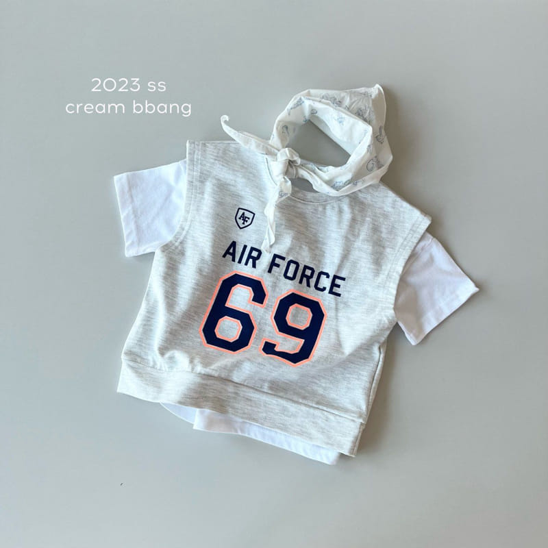 Cream Bbang - Korean Children Fashion - #stylishchildhood - Air Force Vest - 3