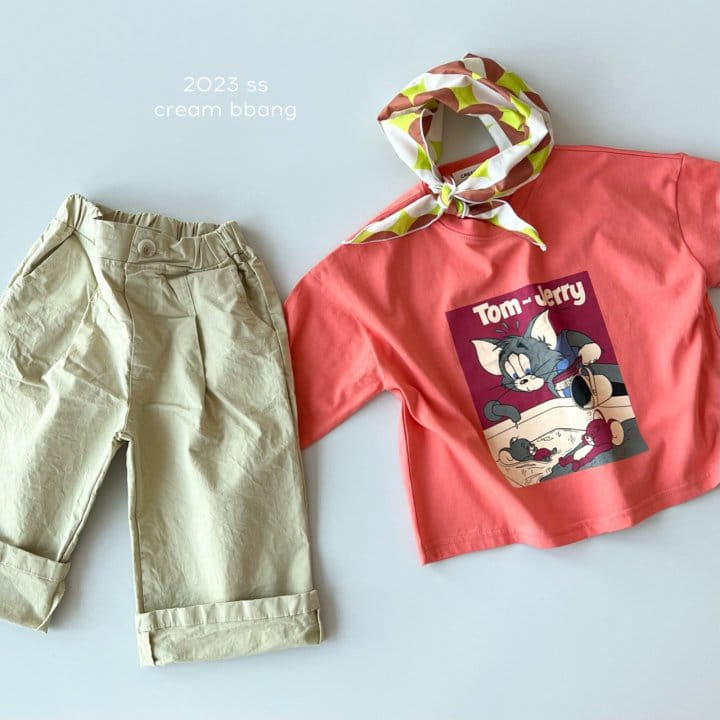 Cream Bbang - Korean Children Fashion - #stylishchildhood - And Single Tee - 2