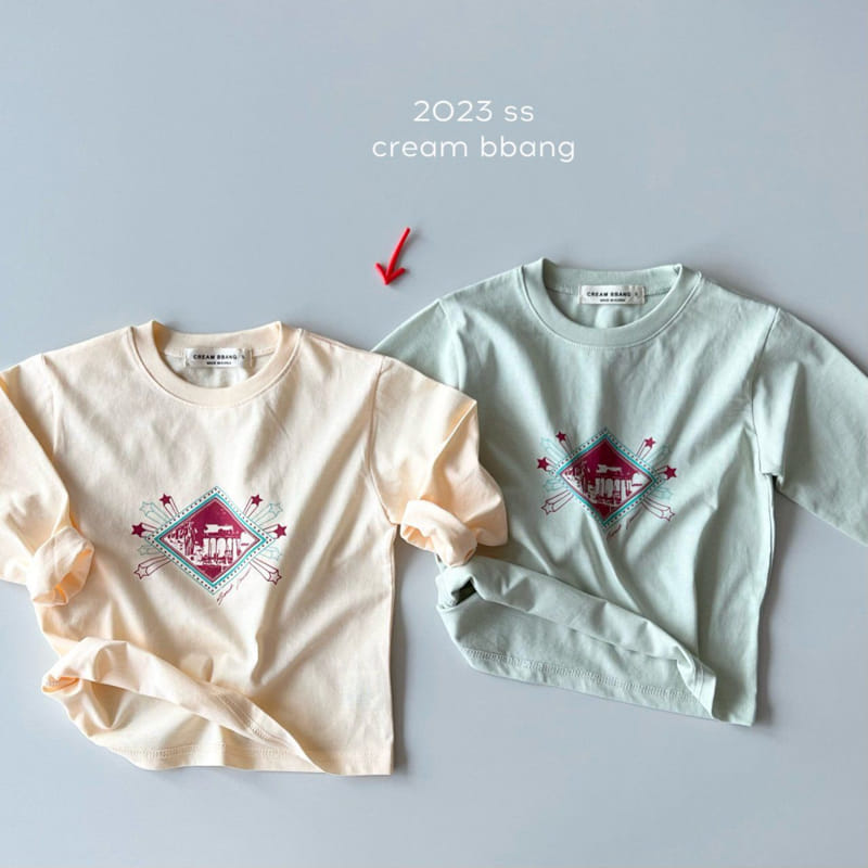 Cream Bbang - Korean Children Fashion - #stylishchildhood - Star Single Tee