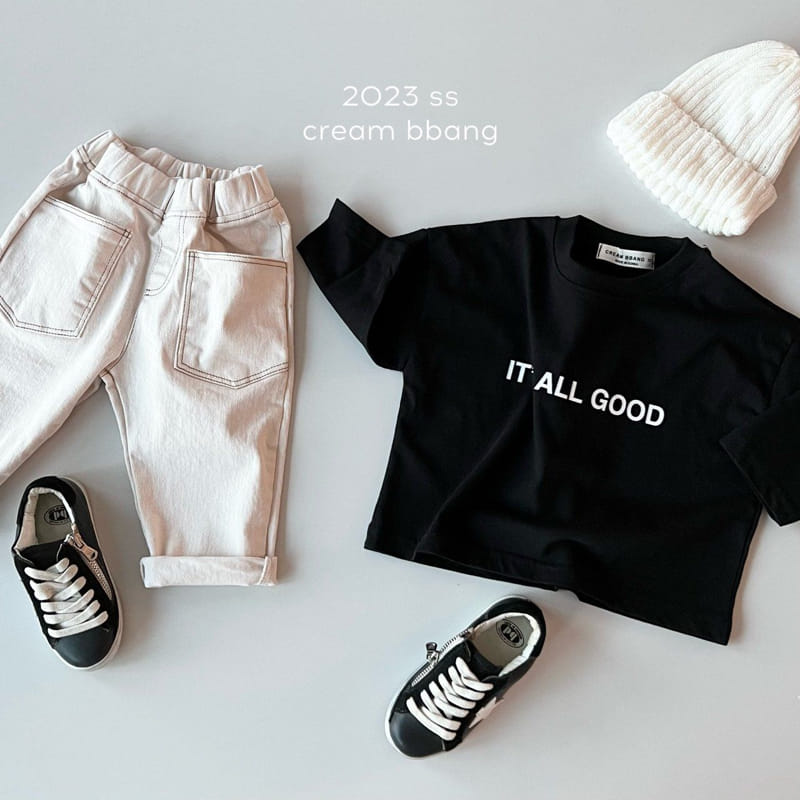 Cream Bbang - Korean Children Fashion - #todddlerfashion - Good Single Tee - 3