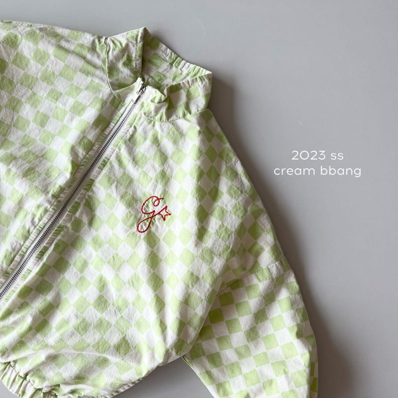 Cream Bbang - Korean Children Fashion - #todddlerfashion - Embrodiery Windbreaker Jacket - 11