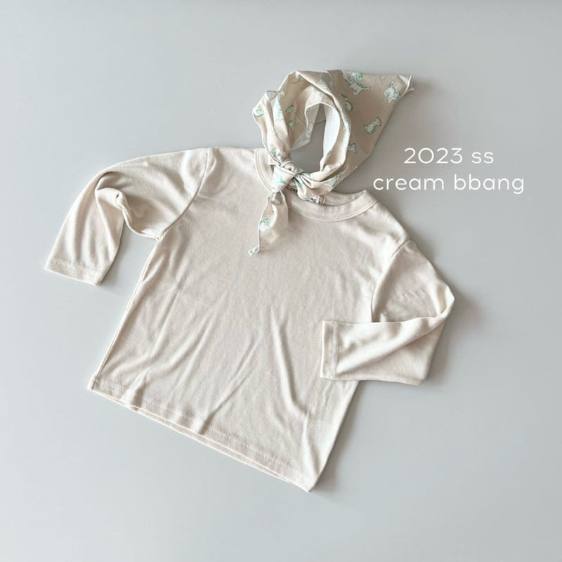 Cream Bbang - Korean Children Fashion - #toddlerclothing - Ilin Rib Piping Tee - 7