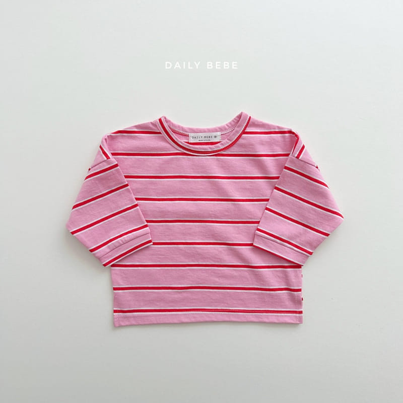 Daily Bebe - Korean Children Fashion - #Kfashion4kids - Stripes Tee