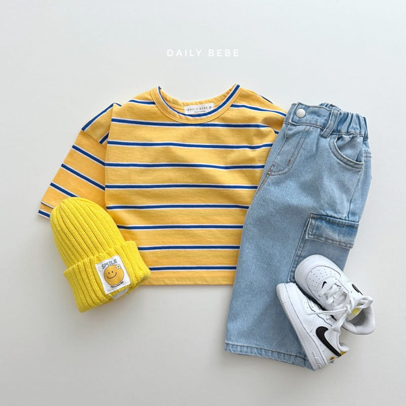 Daily Bebe - Korean Children Fashion - #childofig - Cargo Jeans - 5