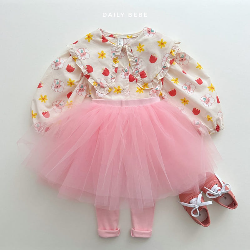 Daily Bebe - Korean Children Fashion - #childrensboutique - Sha Skirt - 2