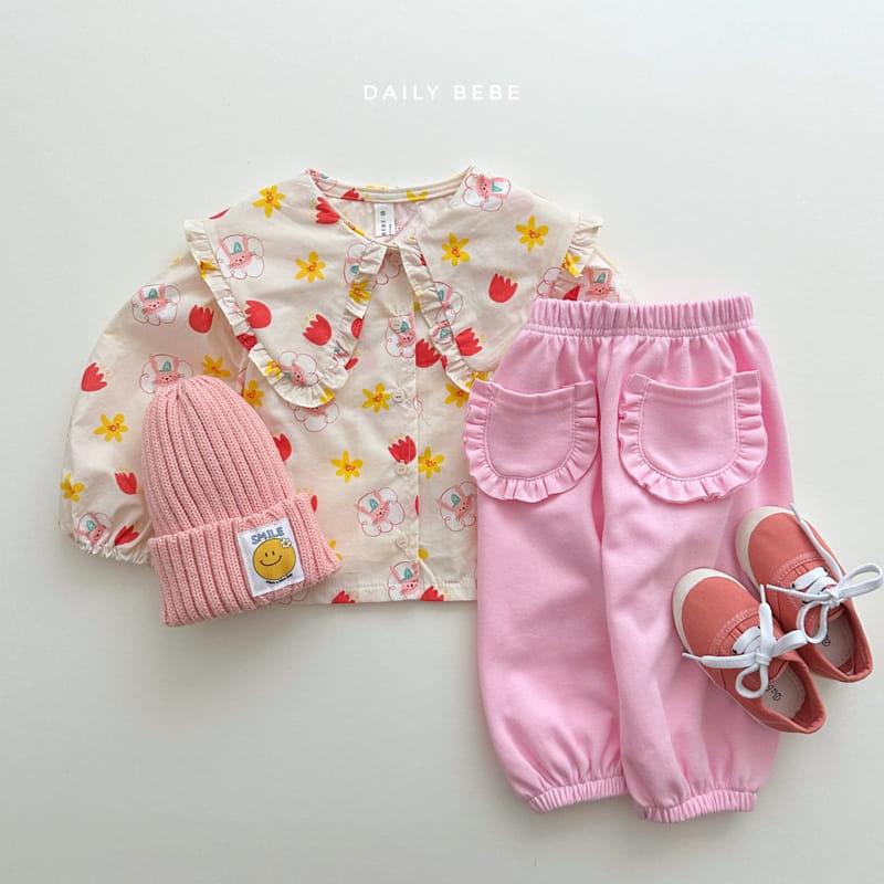 Daily Bebe - Korean Children Fashion - #childrensboutique - Frill Pants - 4