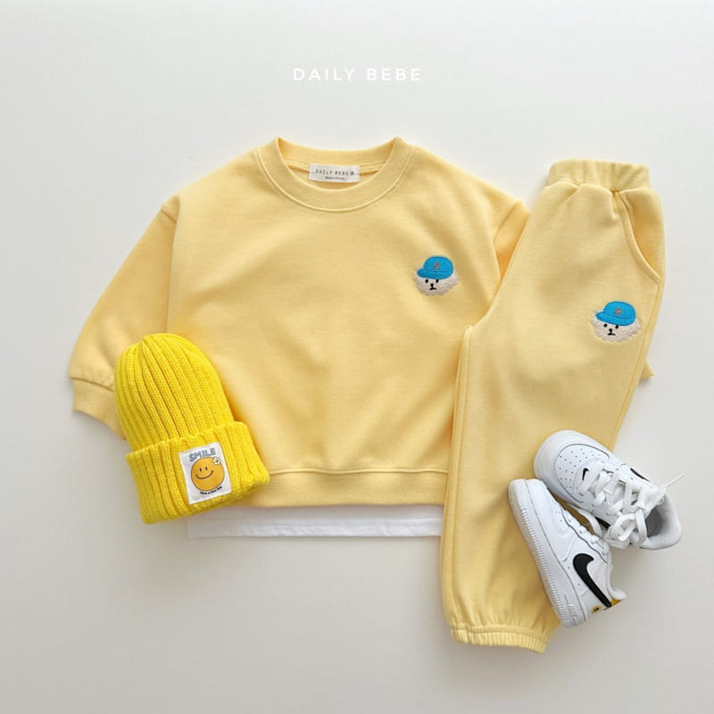 Daily Bebe - Korean Children Fashion - #discoveringself - Hat Top Bottom Set