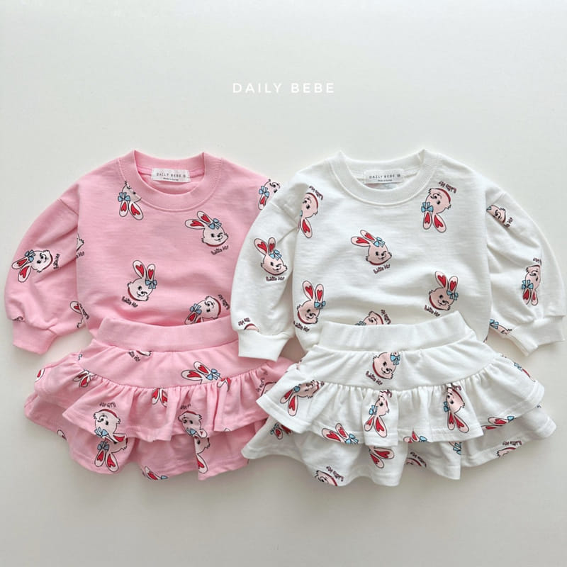 Daily Bebe - Korean Children Fashion - #fashionkids - Barnie Cancan Top Bottom Set