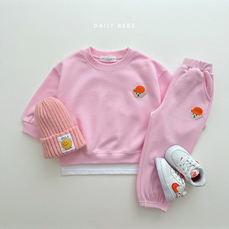 Daily Bebe - Korean Children Fashion - #fashionkids - Hat Top Bottom Set - 2