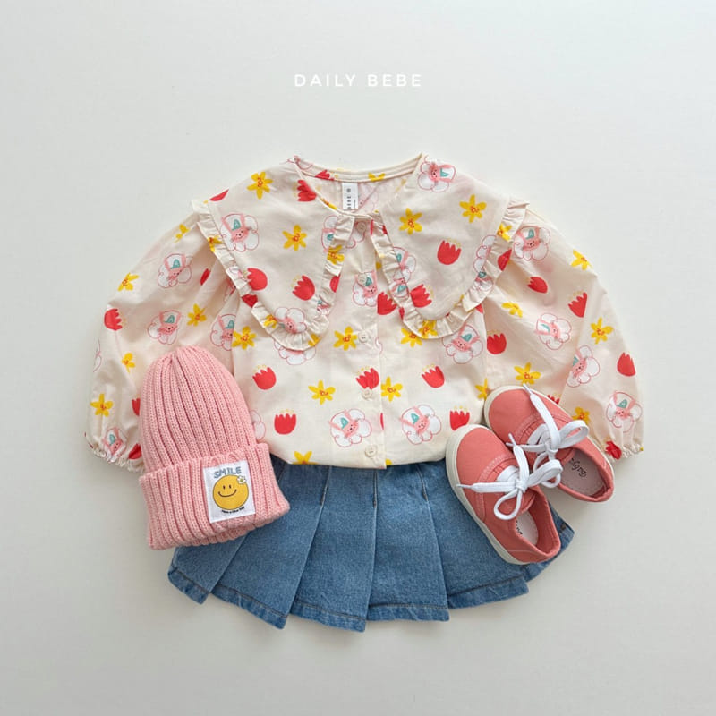 Daily Bebe - Korean Children Fashion - #kidsshorts - Wrinkle Skirt - 12