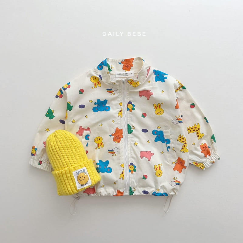 Daily Bebe - Korean Children Fashion - #minifashionista - Pattern Windbreaker - 7