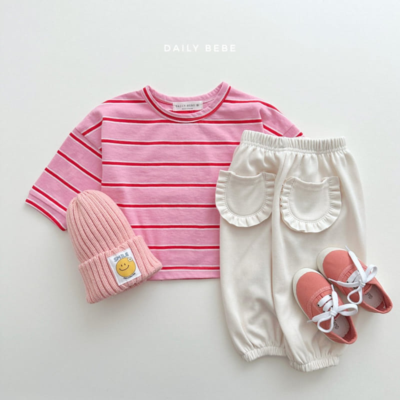 Daily Bebe - Korean Children Fashion - #magicofchildhood - Stripes Tee - 4