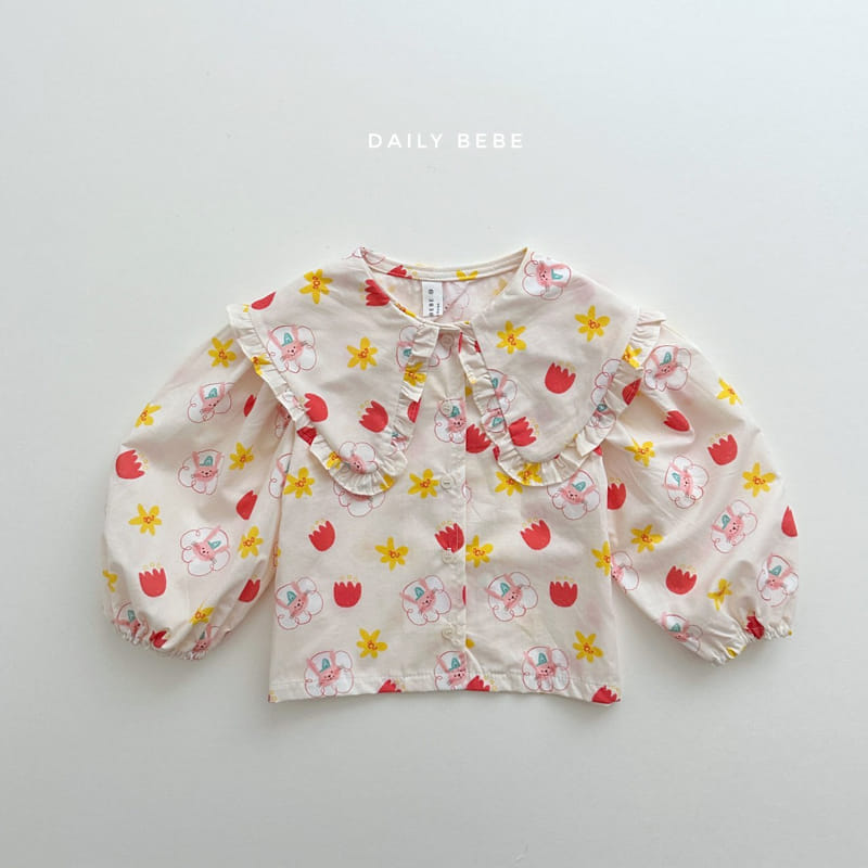 Daily Bebe - Korean Children Fashion - #stylishchildhood - New Collar Blouse Pattern - 2