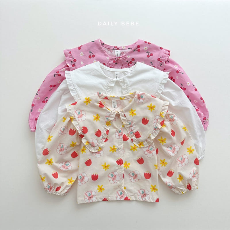 Daily Bebe - Korean Children Fashion - #toddlerclothing - New Collar Blouse Pattern