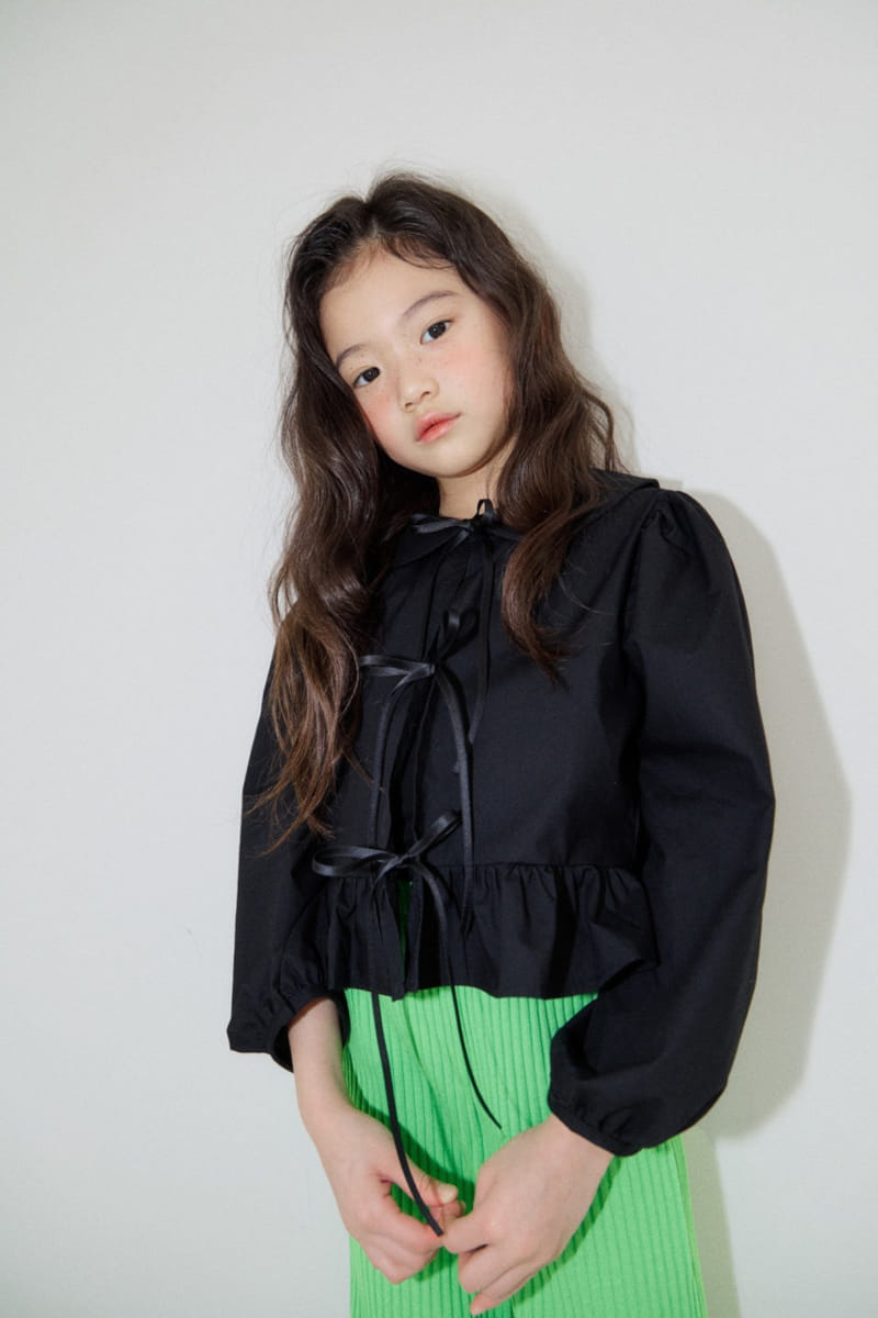 Dalkomhai - Korean Children Fashion - #childrensboutique - Ribbon Blouse - 9