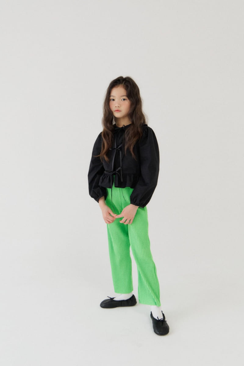 Dalkomhai - Korean Children Fashion - #magicofchildhood - Ribbon Blouse - 2