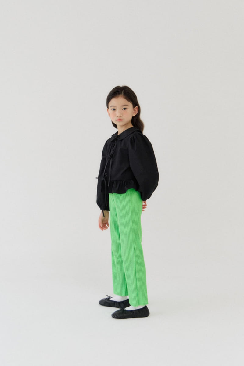 Dalkomhai - Korean Children Fashion - #todddlerfashion - Ribbon Blouse - 5