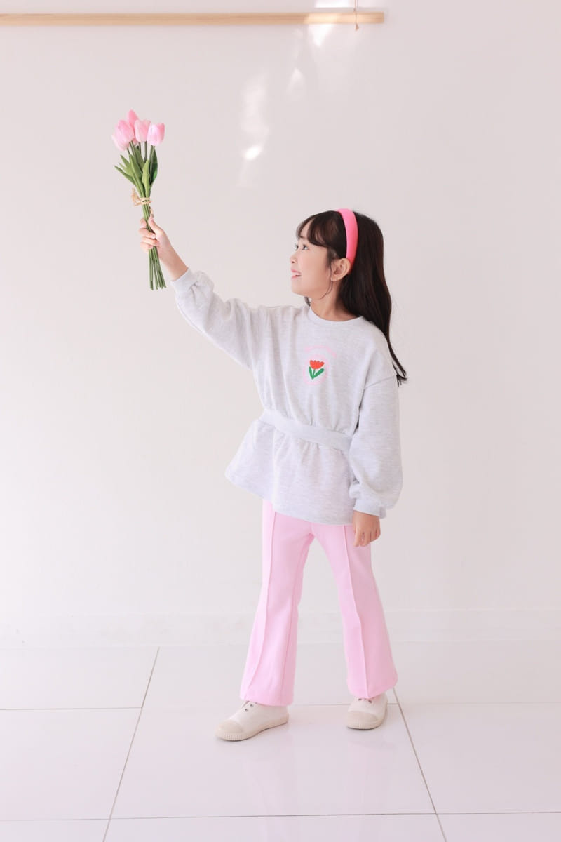 Dalla - Korean Children Fashion - #discoveringself - Hurry Piping Top Bottom Set