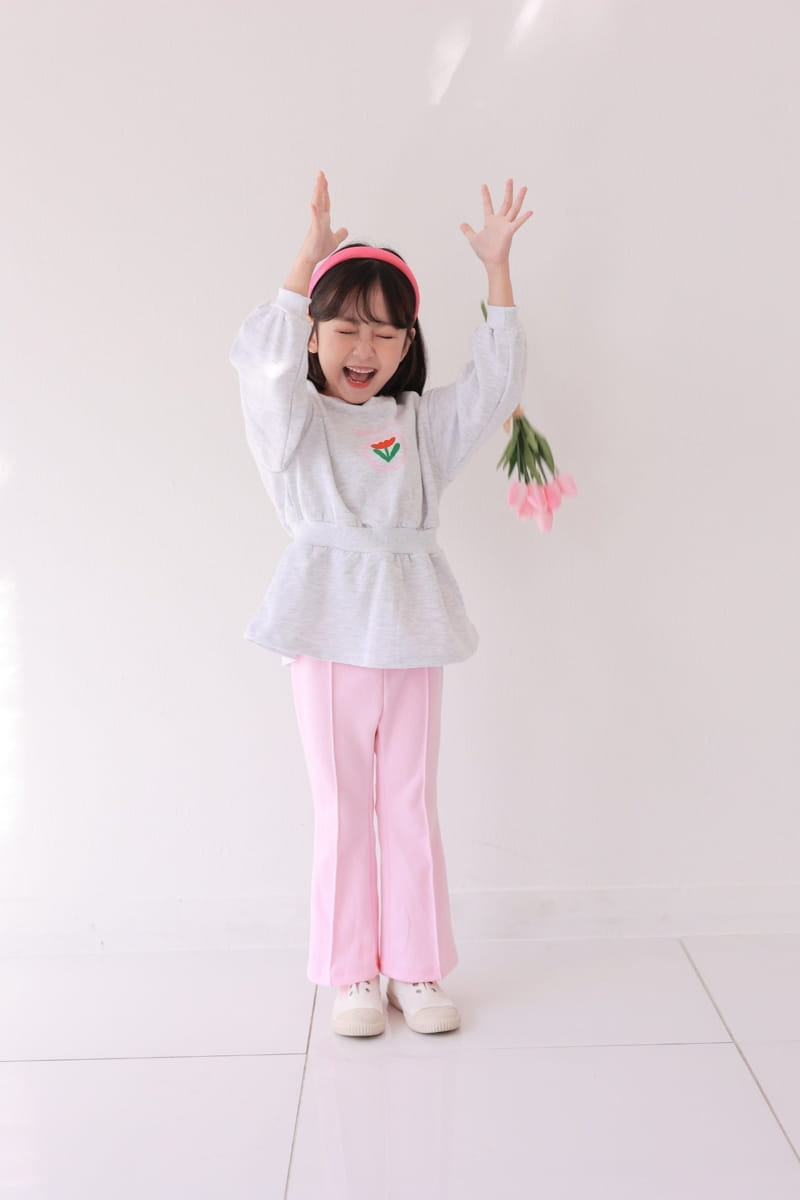 Dalla - Korean Children Fashion - #kidsshorts - Hurry Piping Top Bottom Set - 3