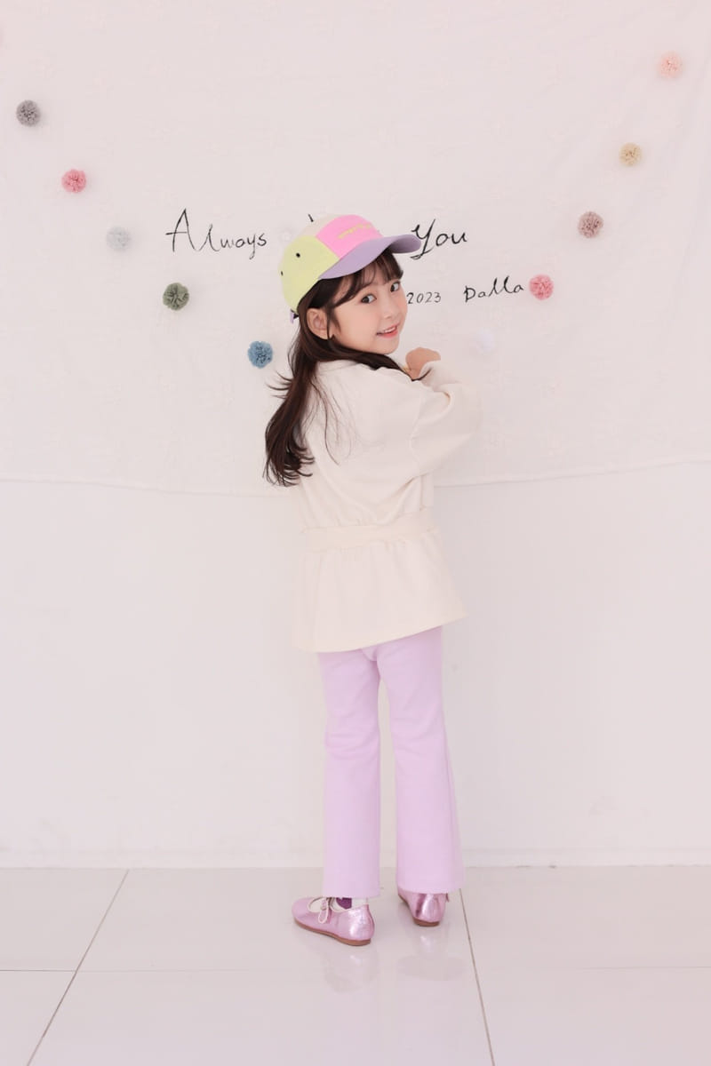 Dalla - Korean Children Fashion - #minifashionista - Hurry Piping Top Bottom Set - 9