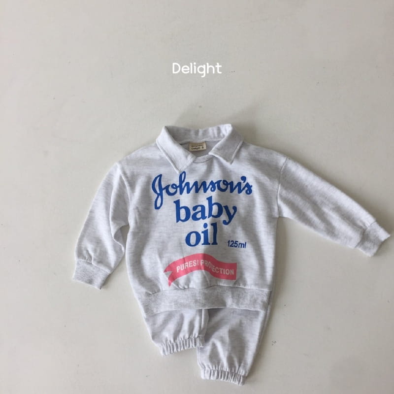 Delight - Korean Children Fashion - #Kfashion4kids - Oil Collar Top Bottom Set - 5