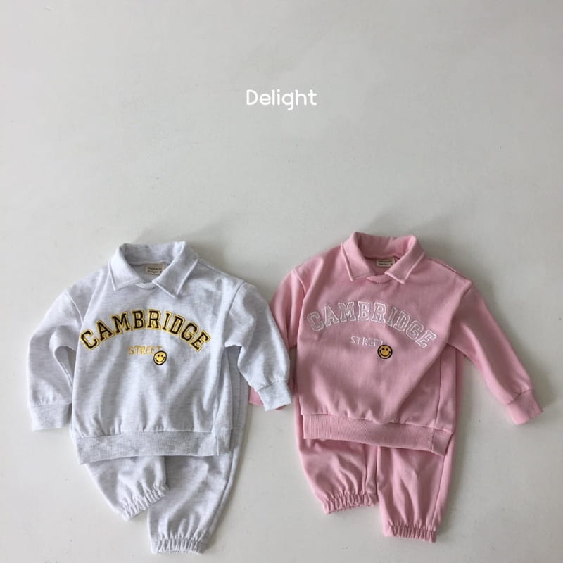 Delight - Korean Children Fashion - #childofig - Cambridge Collar Top Bottom Set