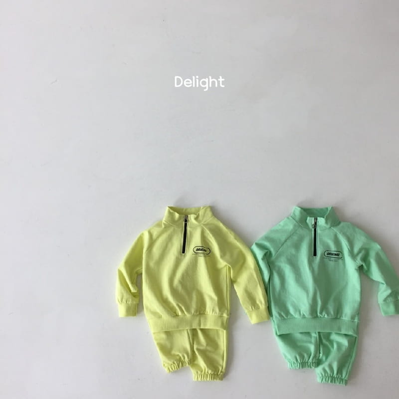 Delight - Korean Children Fashion - #discoveringself - Original Half Top Bottom Set - 5