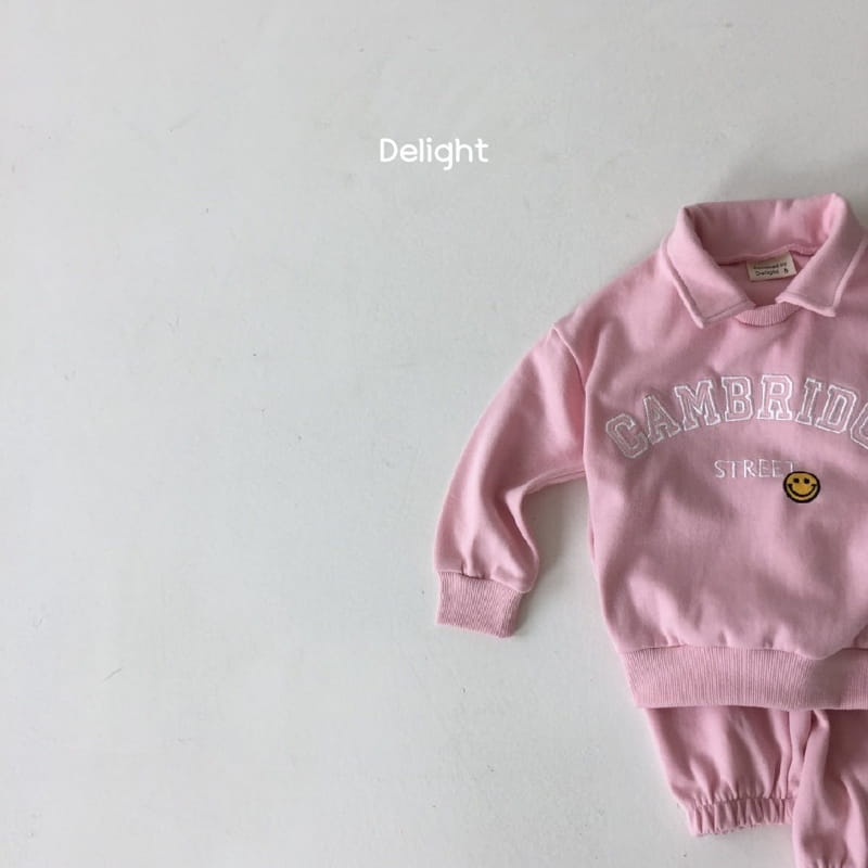 Delight - Korean Children Fashion - #magicofchildhood - Cambridge Collar Top Bottom Set - 11