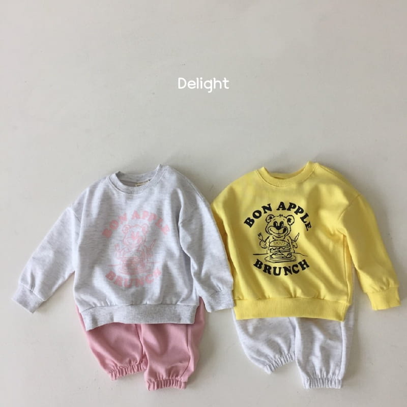 Delight - Korean Children Fashion - #prettylittlegirls - Brunch Bear Top Bottom SET