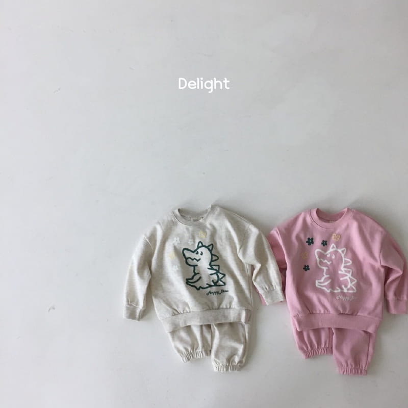 Delight - Korean Children Fashion - #stylishchildhood - Embo Danio Top Bottom Set - 3