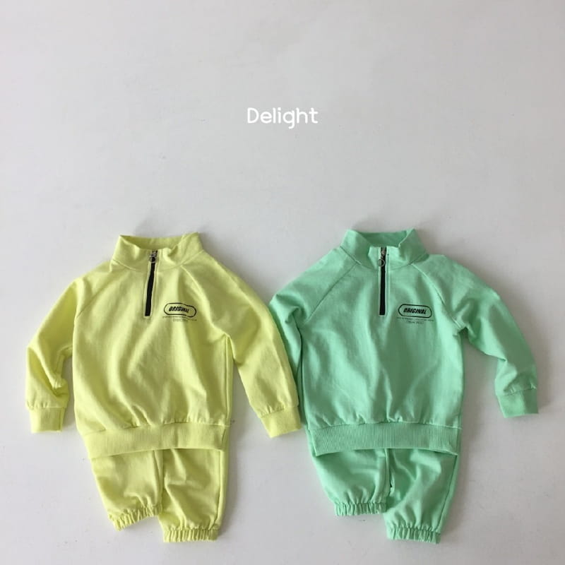 Delight - Korean Children Fashion - #stylishchildhood - Original Half Top Bottom Set