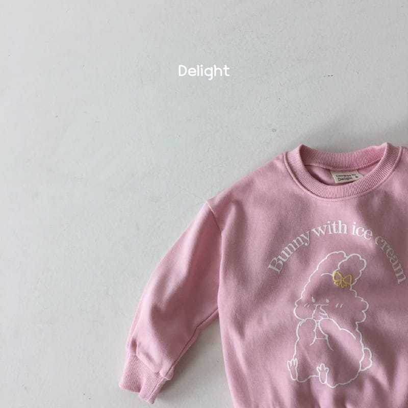 Delight - Korean Children Fashion - #todddlerfashion - Embo Bunny Top Bottom Set - 8