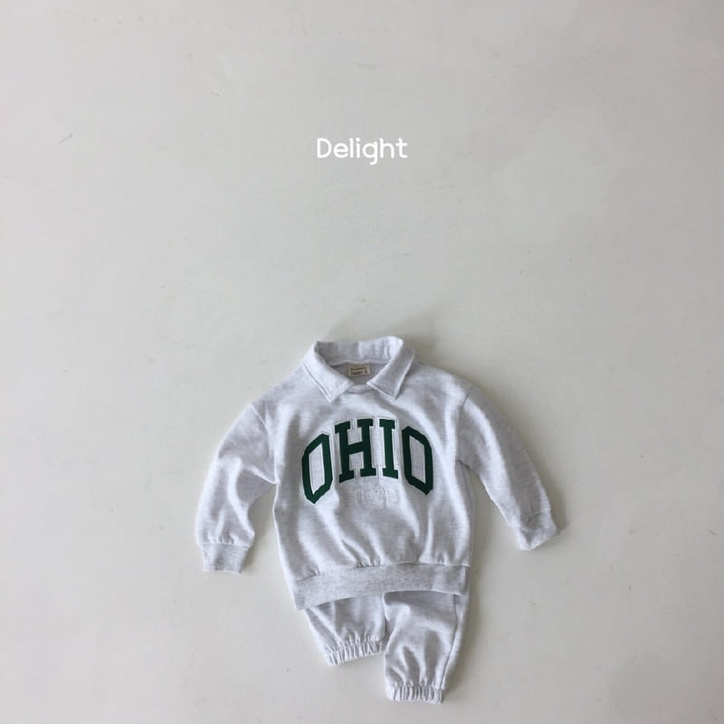 Delight - Korean Children Fashion - #todddlerfashion - Ohaio Top Bottom Set - 4