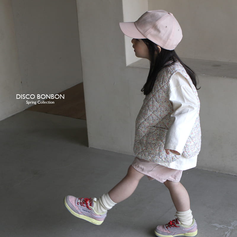 Disco Bonbon - Korean Children Fashion - #childofig - Floral Vest - 9