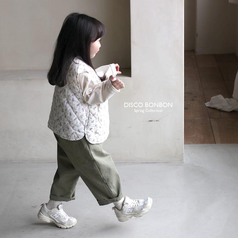 Disco Bonbon - Korean Children Fashion - #designkidswear - Floral Vest - 12