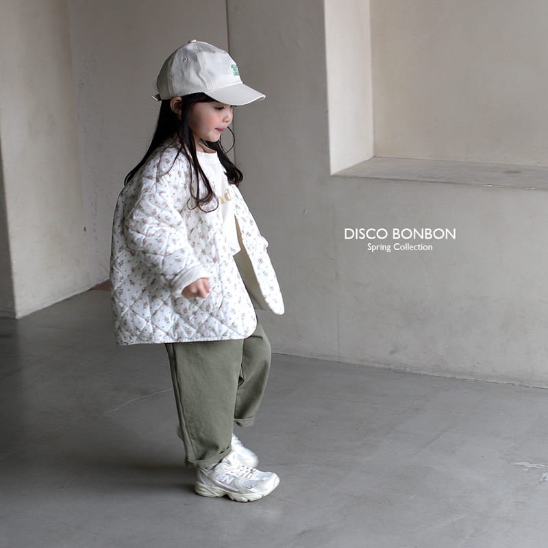 Disco Bonbon - Korean Children Fashion - #discoveringself - Flower Bonbon Quilting Jumper - 7