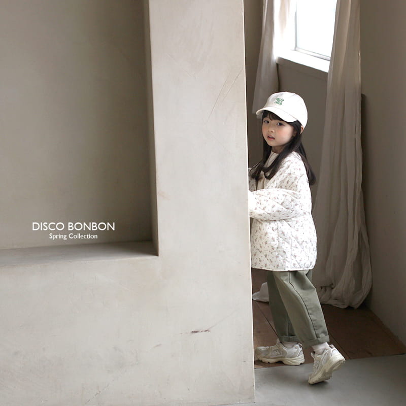 Disco Bonbon - Korean Children Fashion - #fashionkids - Flower Bonbon Quilting Jumper - 8