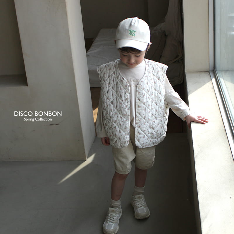 Disco Bonbon - Korean Children Fashion - #kidzfashiontrend - Floral Vest - 3