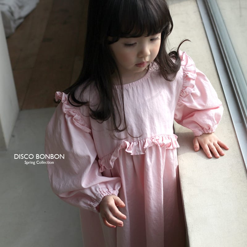 Disco Bonbon - Korean Children Fashion - #kidzfashiontrend - Pink One-piece - 10