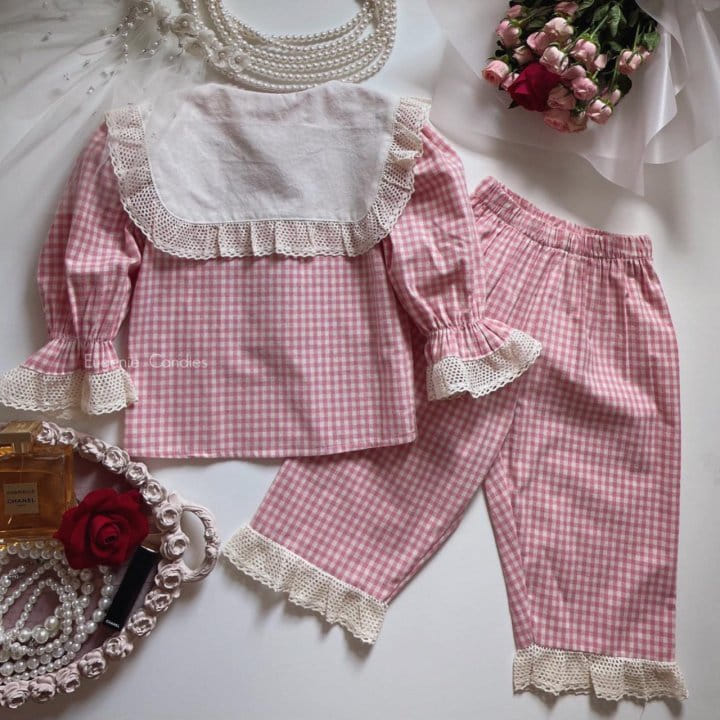 Eugenie Candies - Korean Children Fashion - #minifashionista - Artty Top Bottom Set