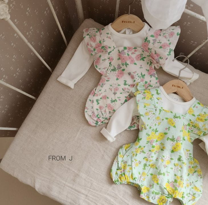 From J - Korean Baby Fashion - #babyclothing - Nana Flower Bodysuit - 12